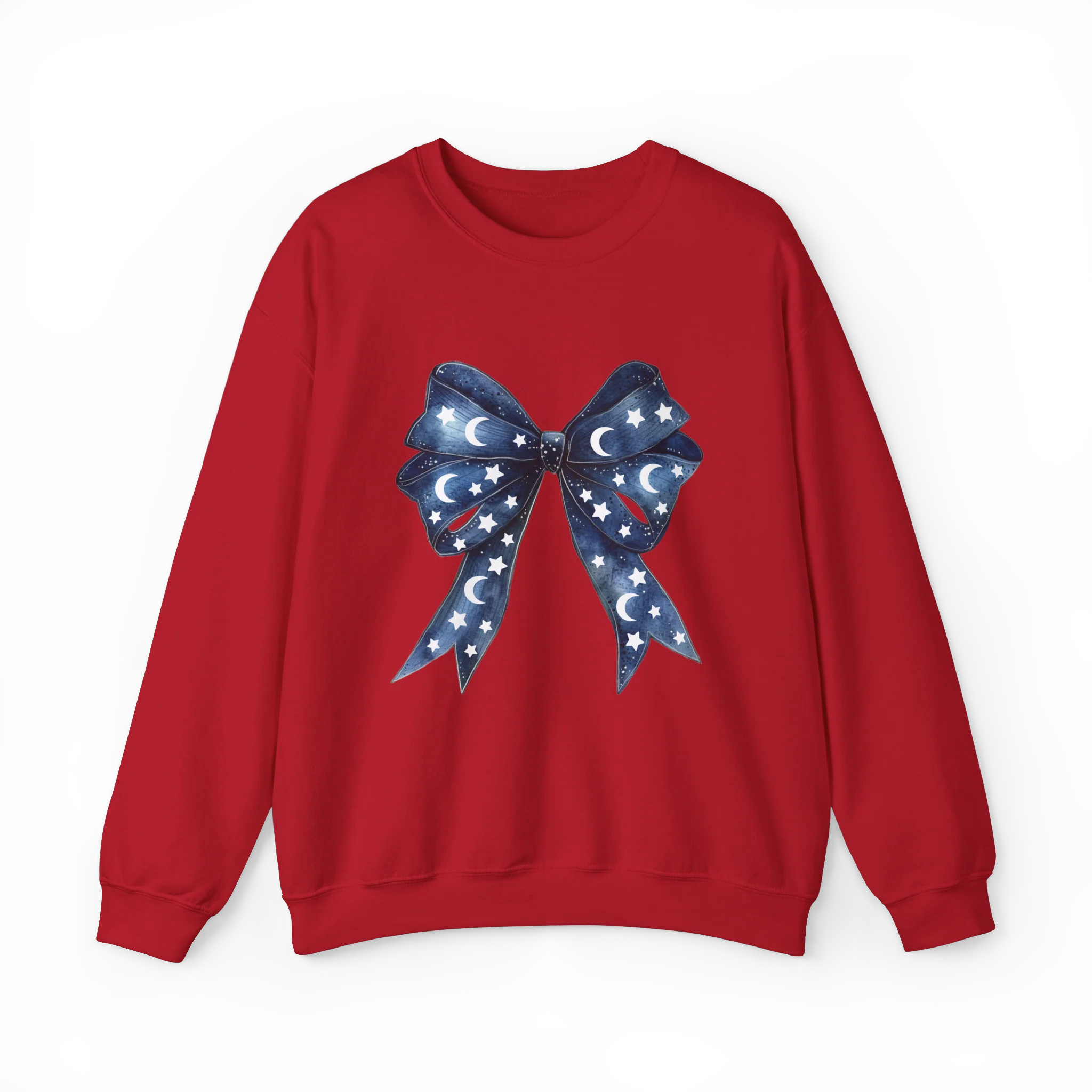 Bow Unisex Heavy Blend Crewneck Sweatshirt - Image 4