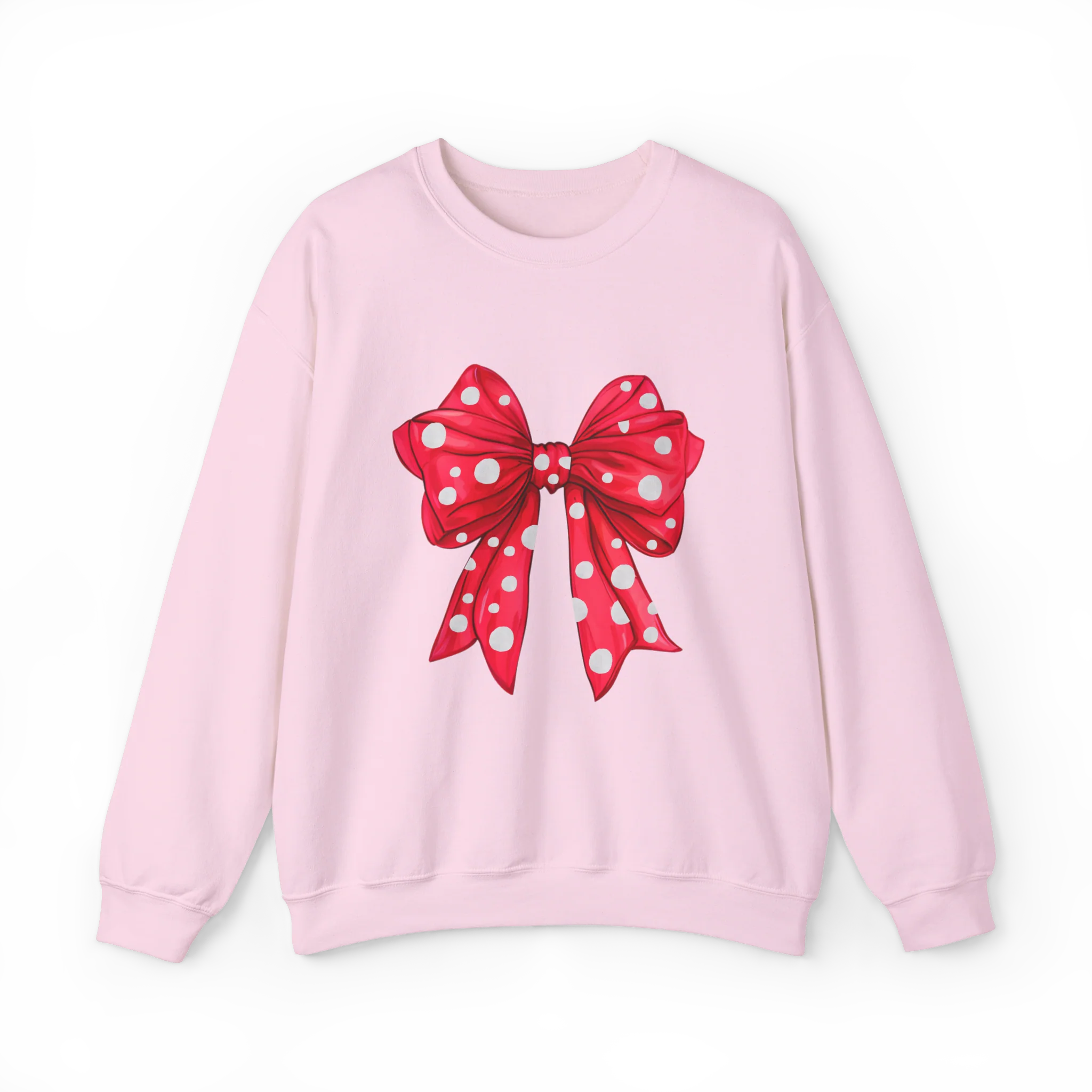 Bow Unisex Heavy Blend Crewneck Sweatshirt - Image 5