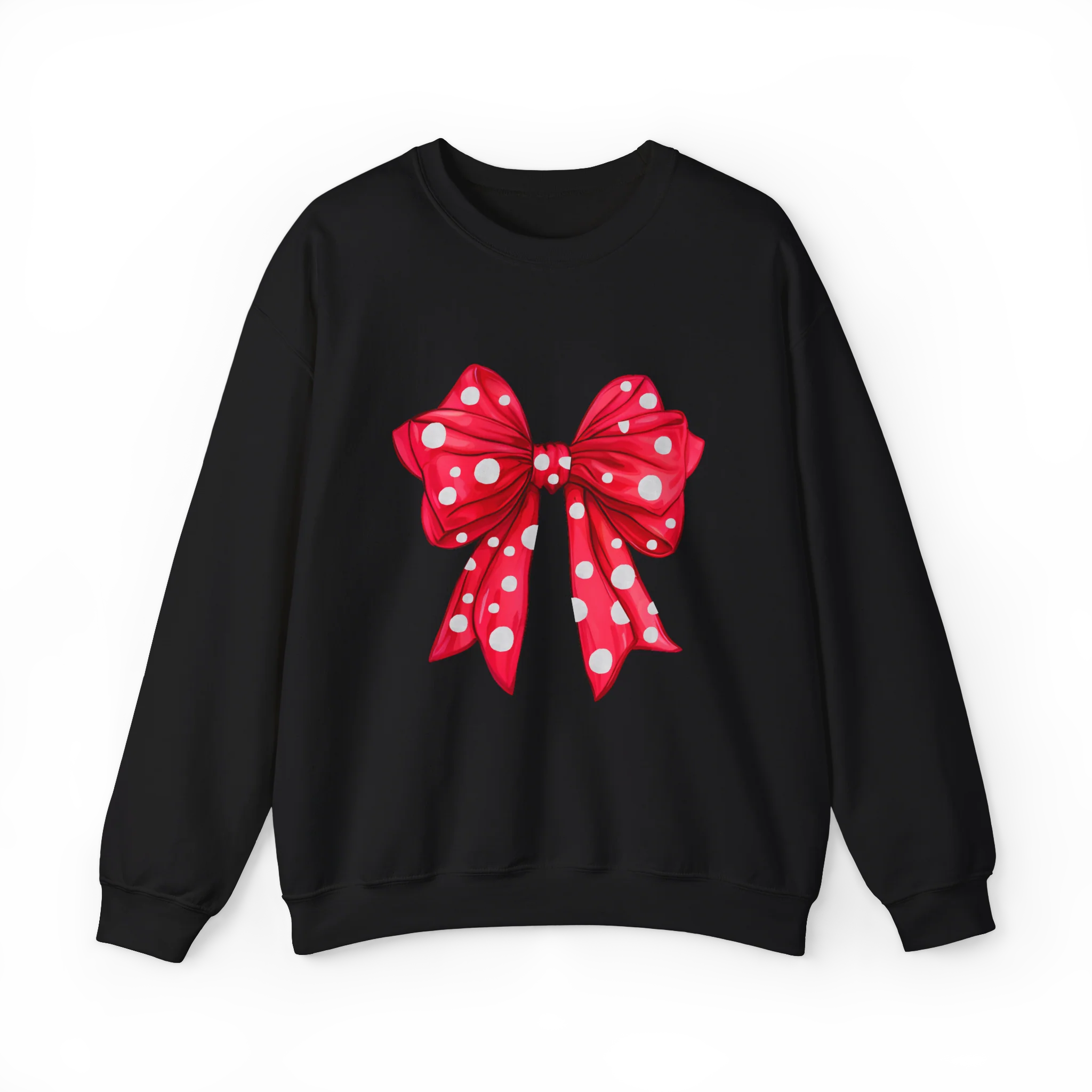 Bow Unisex Heavy Blend Crewneck Sweatshirt - Image 6