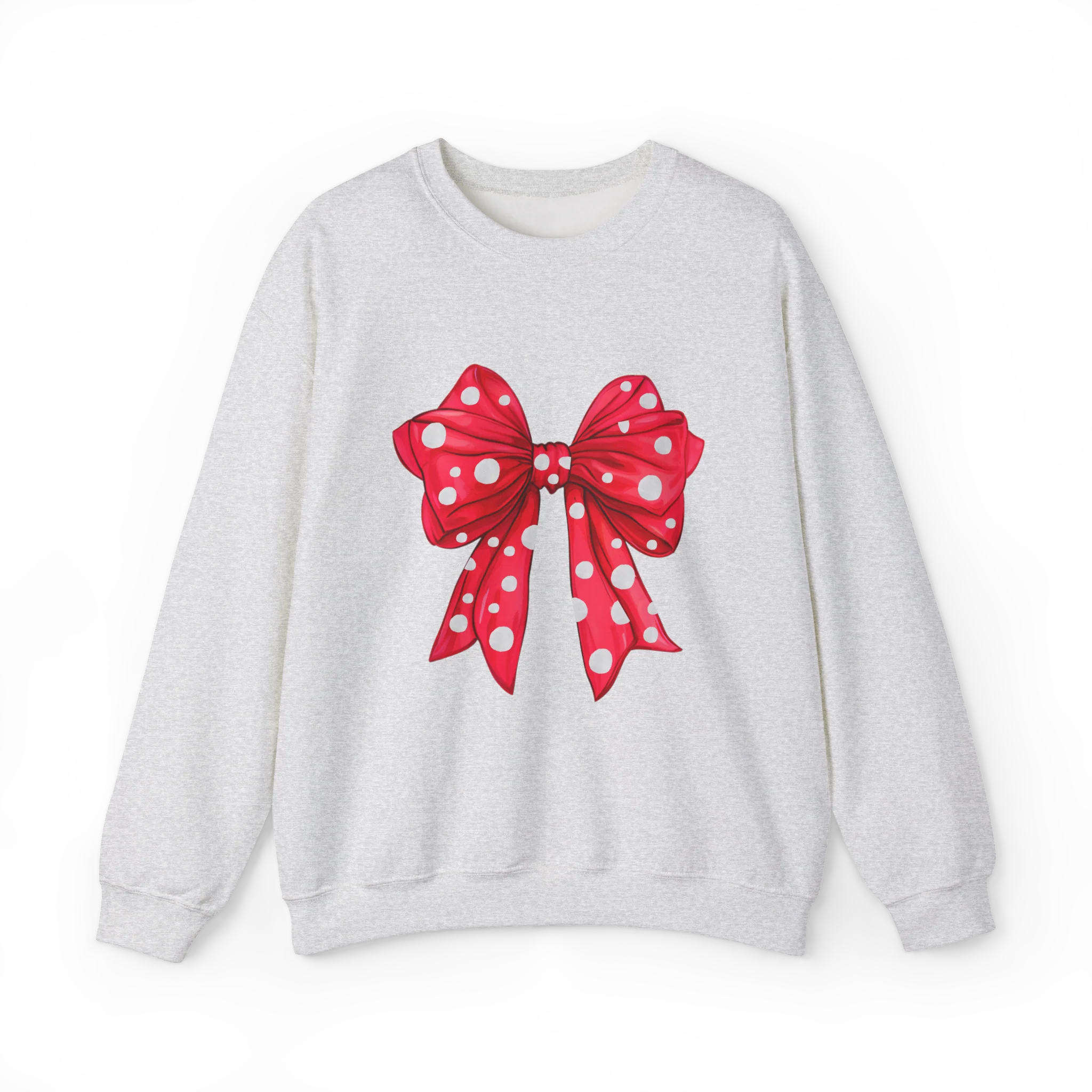 Bow Unisex Heavy Blend Crewneck Sweatshirt - Image 7