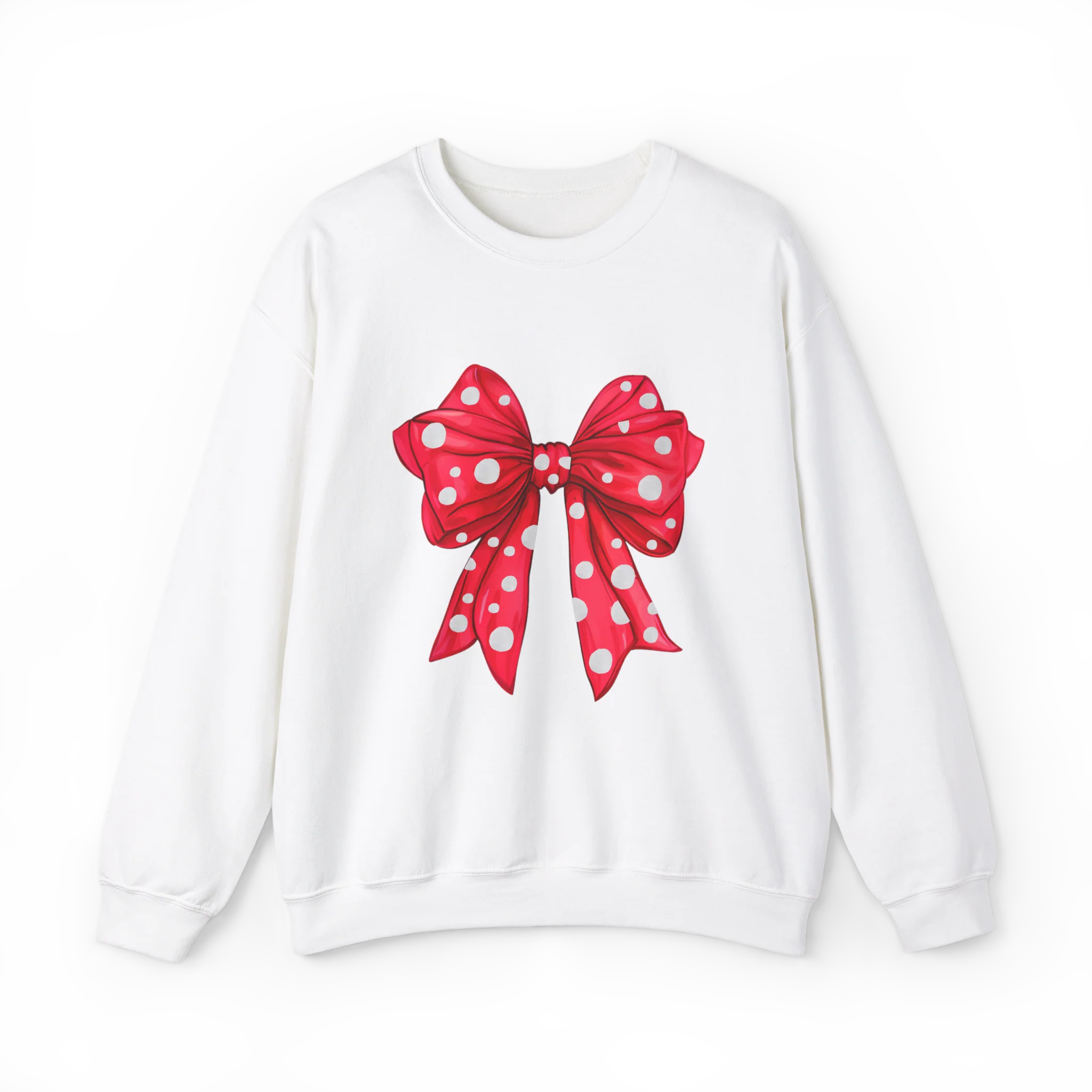 Bow Unisex Heavy Blend Crewneck Sweatshirt - Image 8