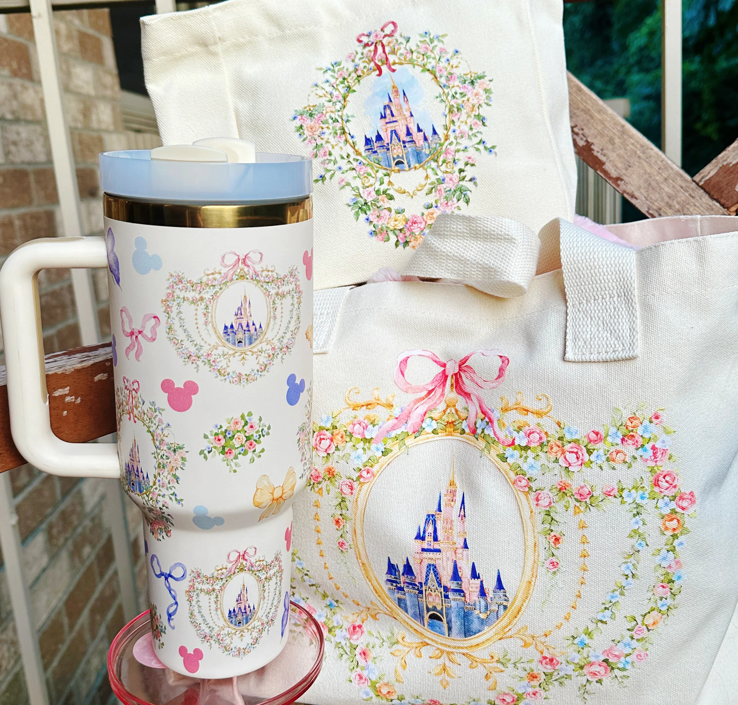 Ready to Ship Dreamy Castle Inspired 40 oz Tumbler or Bundle - Image 3