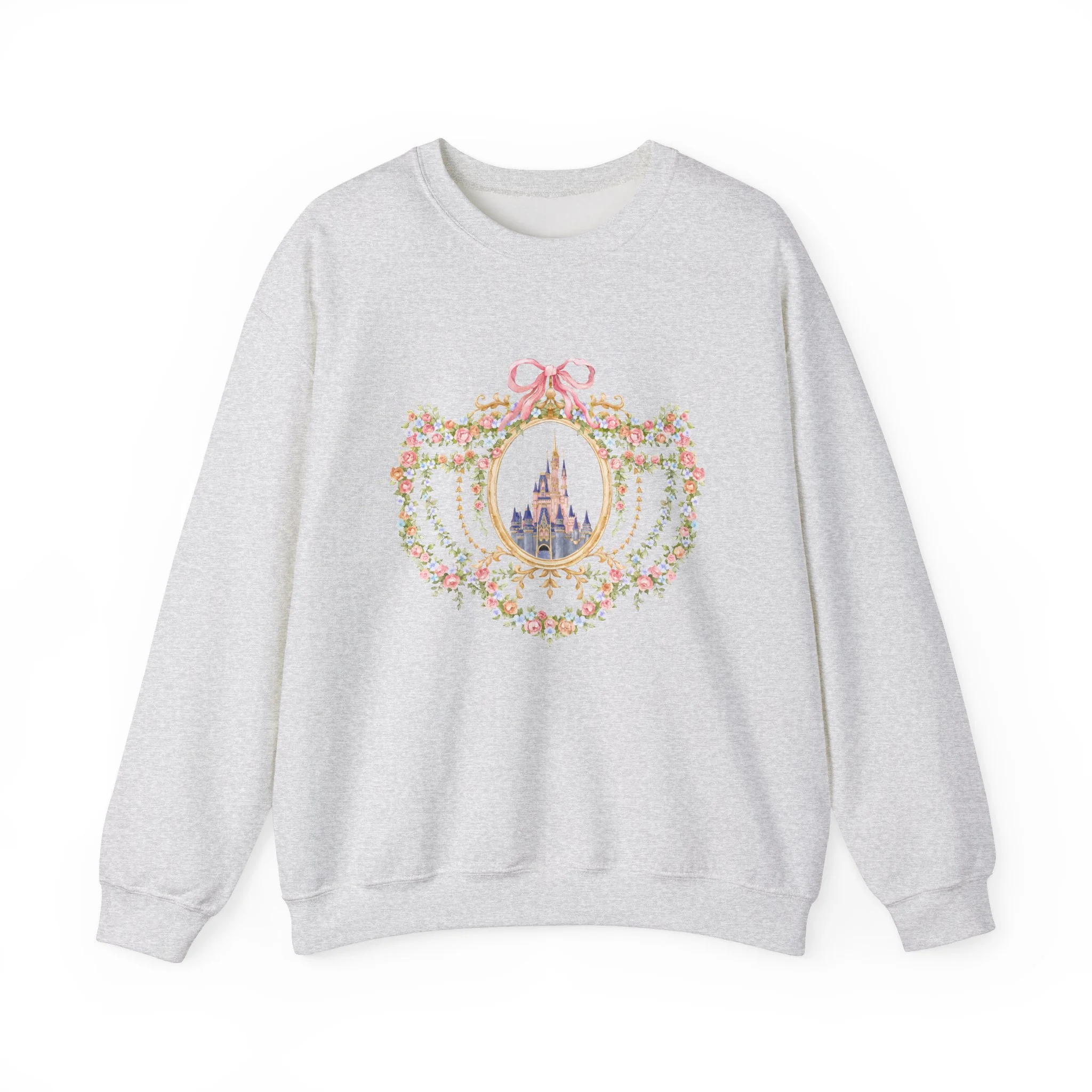 Dreamy Castle Unisex Heavy Blend Crewneck Sweatshirt - Image 4