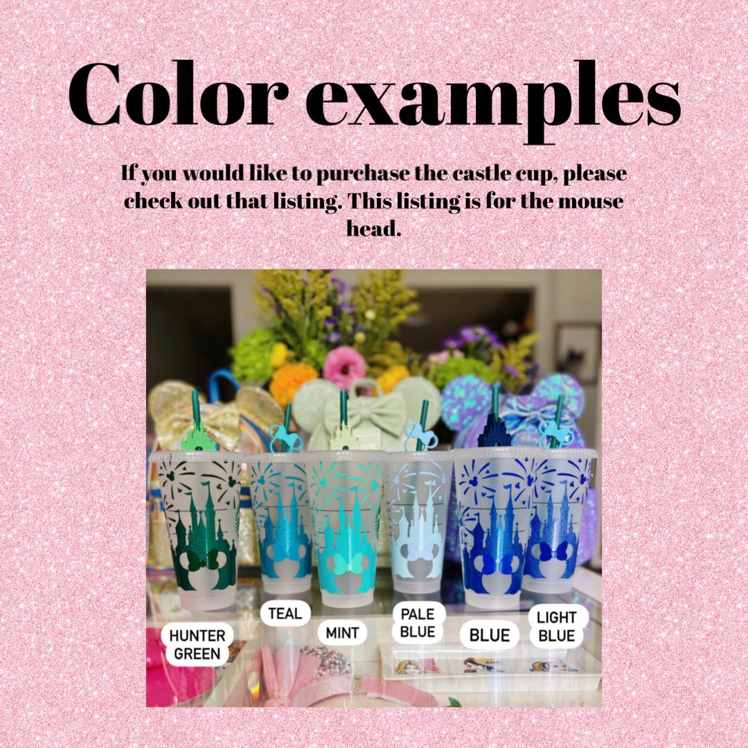 Glitter Castle with Balloons 25 oz Glass Can - Image 5